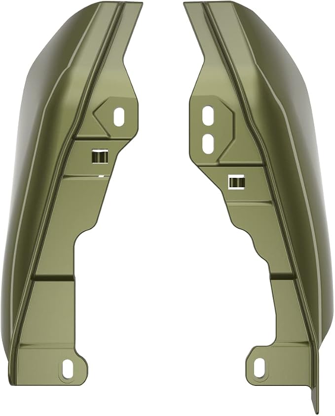 Advanblack 2024 RG Mid Frame Air Deflectors Compatible for Harley Touring Street Glide, Road King, Electra Glide, 2009-2025(Mineral Green Metallic)