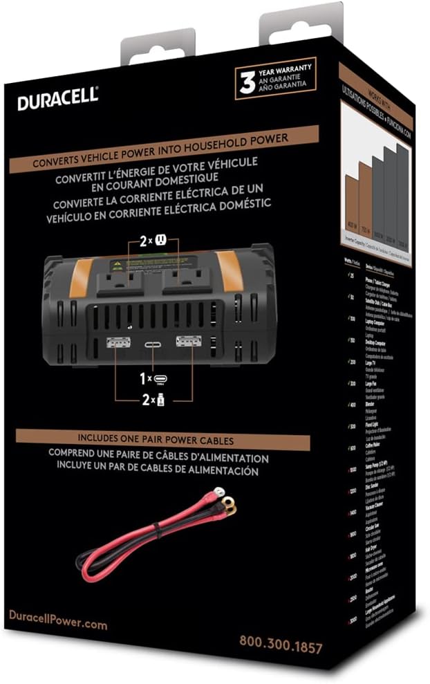 Duracell 1000W Power Inverter