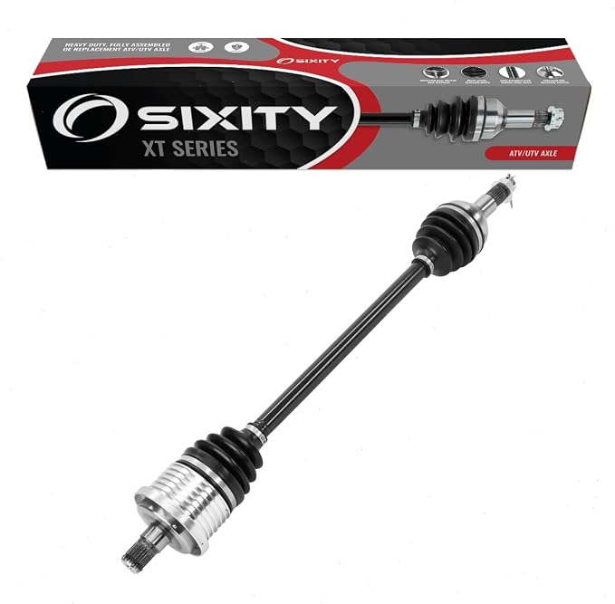 Sixity XT Rear Right CV Axle for Can-Am Maverick 1000R DPS X mr rs 2013-18 | Max. Complete axle assembly with a 5140 chrome steel shaft, inboard and outboard CV joints, fully assembled