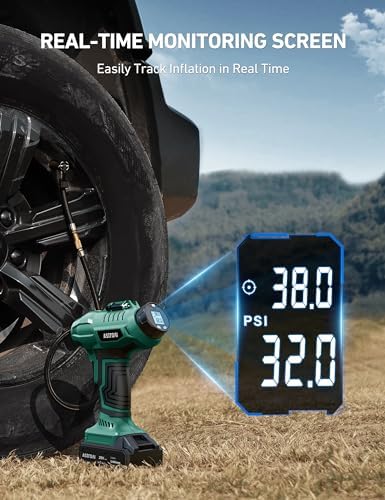 AstroAI Cordless Tire Inflator and AC to DC Converter 10A/120W/7.78FT/110V to12V Converter