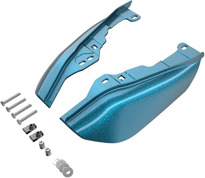 Advanblack 2024 RG Mid Frame Air Deflectors Compatible for Harley Touring Street Glide, Road King, Electra Glide, 2009-2025(Tahitian Teal)