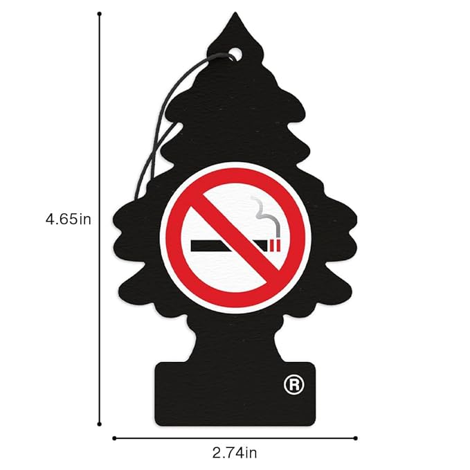 LITTLE TREES Air Fresheners Car Air Freshener. Hanging Tree Provides Long Lasting Scent for Auto or Home. No Smoking, 24 Air Fresheners (Pack of 6)
