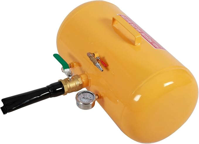 10 Gallon Air Tire Bead Seater - 145PSI Blaster Tool Seating Inflator w/Gauge Car Truck ATV Tank Heavy Duty