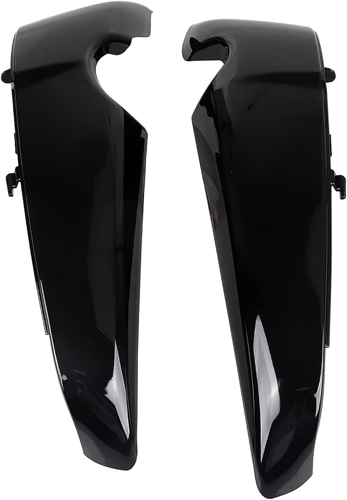 Gloss Black Left Right Radiator Side Covers Shrouds Panel Fairing For Harley V Rod VROD VRSC 2001-UP（Do not fit V-Rod Muscle)