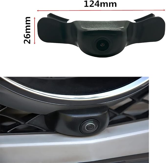 Vlicevrn HD Car Front Logo Mark Camera Rear View Camera Night Vision Backup Parking Camera Waterproof IP68 Vehicle Camera for Mercedes Benz GLC Class X253 C253 GLC200 GLC220 GLC300 GLC400 GLC43