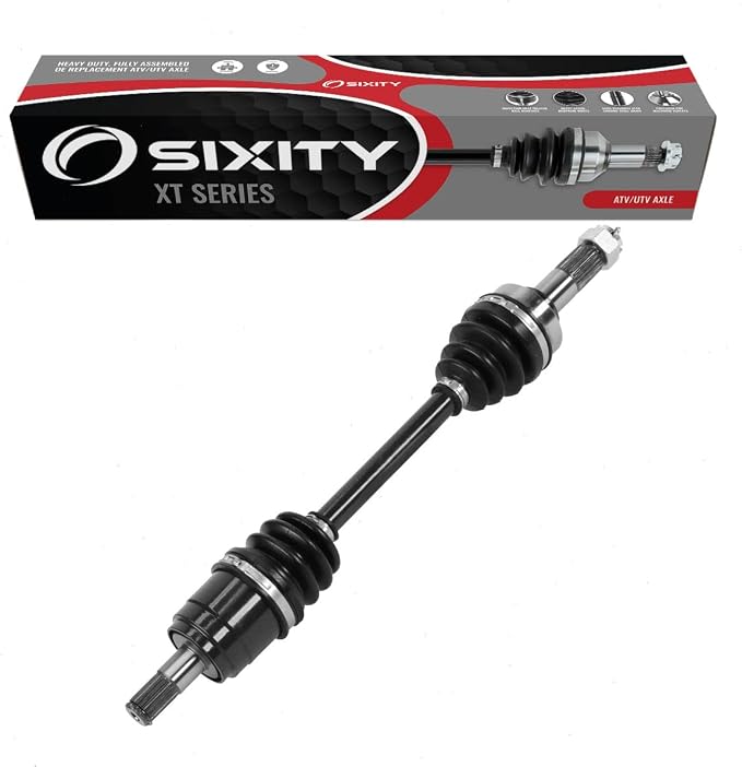 Sixity XT Front Right CV Axle for Honda TRX500FA5 FourTrax Foreman | Rubicon Auto DCT TRX500FA6 EPS TRX500FA6D D TRX500FA7 DL TRX500FE 4x4 ESP TRX500FE1 ES TRX500FE2 with TRX500FM1