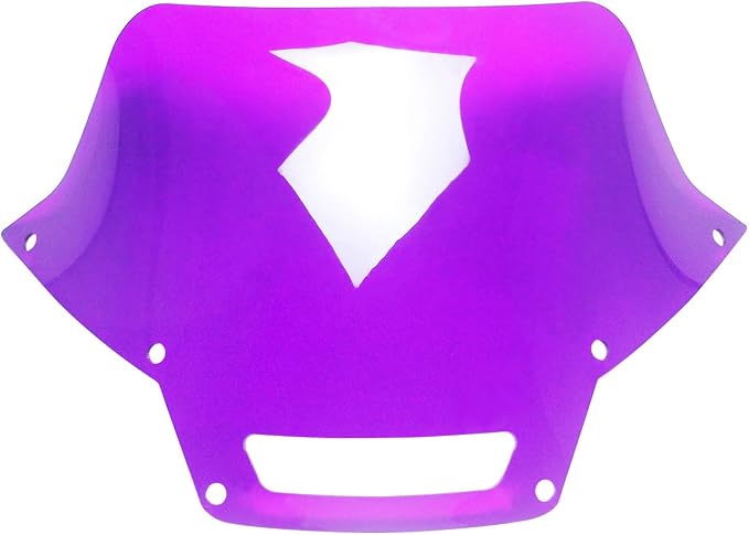 Grape Purple Acrylic PMMA Windshield, Outer Headlight Fairing Windscreen Windshield Compatible with Harley Davidson Low Rider ST, FLXRST FXST 2022-2025 (Purple)