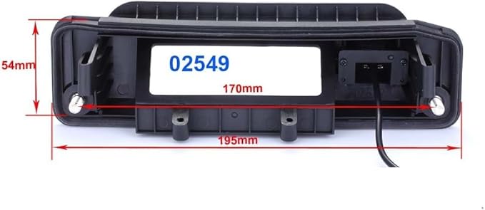 Trunk Handle Rear View Reverse Backup Camera Night Vision Parking Assistance Replacement for Mercedes-Benz C-Klasse C180 C200 C220 C250 C280 C300 C300D C300E C350 C400 RWD (Model 02549=195 * 54mm)