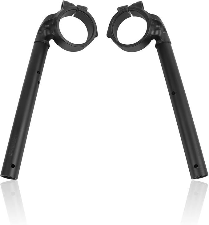 49mm Clip On Handlebars Replacement for Honda CBR1000RR 2008-2013 Left & Right Aluminum Motorcycle 7/8" Clip On Fork Tube Handlebars