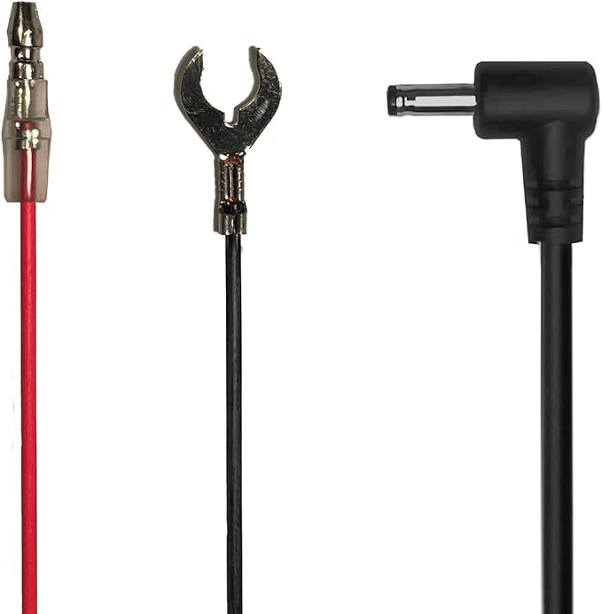 Cobra Radar Detector Direct Hardwire Kit to Barrel Connector Power Cord for Easy Custom Installation, Compatible with Cobra RAD350 380 450 480i and 700i