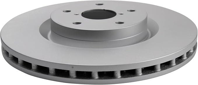 TRQ Front Brake Rotor Set G Coated Vented Compatible with 2005-2014 Subaru Impreza 2015-2017 WRX STI