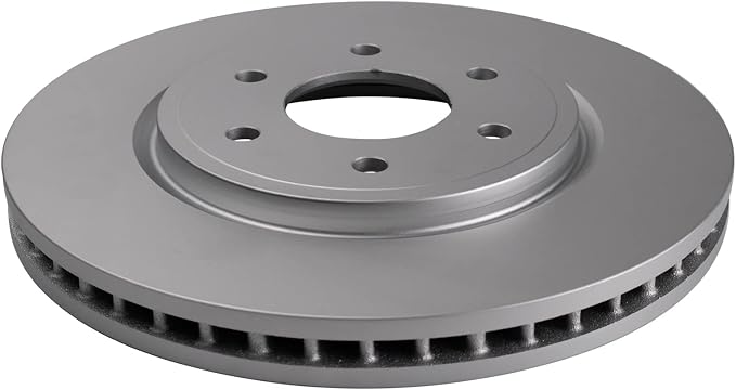 TRQ Front Brake Rotor Set G Coated Vented Compatible with 2005-2024 Nissan Frontier 2005-2012 Pathfinder 2005-2015 Xterra 2009-2012 Suzuki Equator
