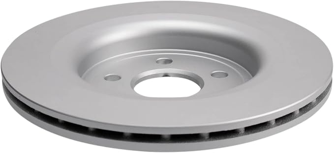 TRQ Rear Brake Rotor Set G Coated Vented Compatible with 2011-2018 Volvo S60 2007-2016 S80 2015-2018 V60 2010 V70 2008-2016 XC70