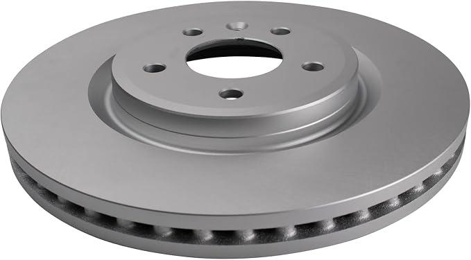TRQ Front Brake Rotor Set G Coated Vented Compatible with 2011-2019 Ford Explorer 2009-2019 Flex 2010-2019 Taurus 2009-2012 Lincoln MKS 2010-2019 MKT