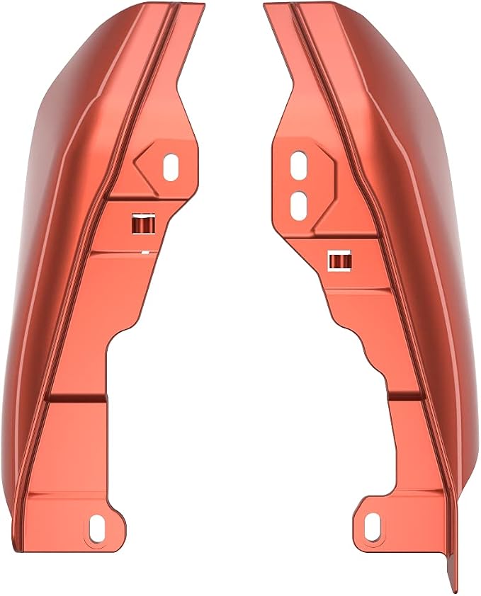Advanblack 2024 RG Mid Frame Air Deflectors Compatible for Harley Touring Street Glide, Road King, Electra Glide, 2009-2025(Sedona Orange)