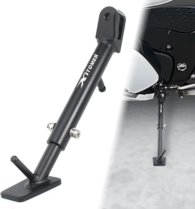 Xitomer 0-3 '' Motorcycle Adjustable Kickstand Fit for GSX1300R Hayabusa 1999-2025/ GSX1300R/ GSX-1300R Side Stand Foot Side Support