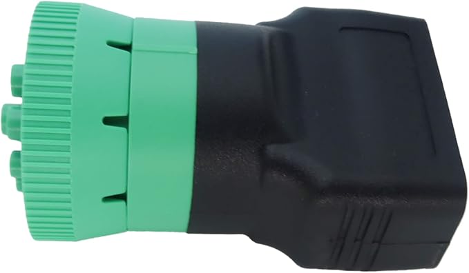 Type 2 Green 9pin J1939 Male to OBD2 Female Adapter J1939 - J1962 9pin-16pin Adapter (J1939 Type2 (Green))