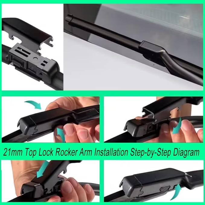 3 Wiper Front and Rear Wiper Blades for 2018-2022 BMW X3, 2019-2022 BMW X4, OE Original Style (26″/20″ Front/12″ Rear) For My Car