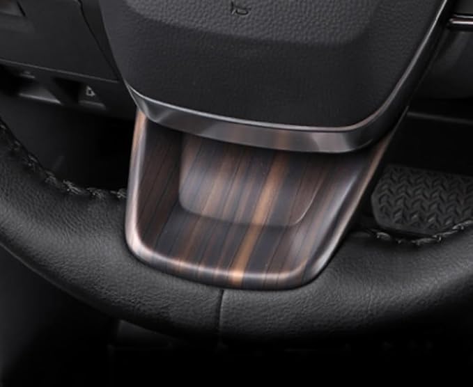 ERIDANUS Auto Accessories Fit for Toyota Sienna 2025 2024 2023 2022 2021 Button Switch Cover Trim (Peach Wood Style) ABS 3 PCS