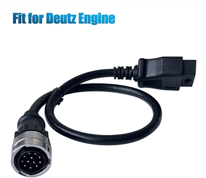 OBD2 Diagnostic Adapter Cable for Deutz Engine Relace for Bosch 3824-25 Work for MAZ Bus Ag: for Gregoire, for Manitou, for Claas OHW: for Liebherr for Bobcat for Hitachi for Kramer for Yanmar