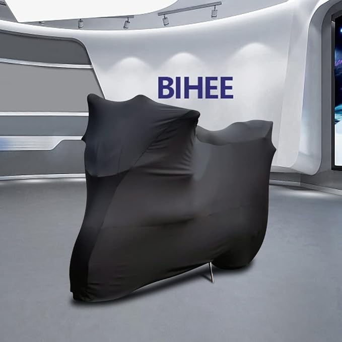 Indoor Motorcycle Cover Universal Dustproof Cover Soft Stretch Durable Motorbike Cover for All Motor,104 inches