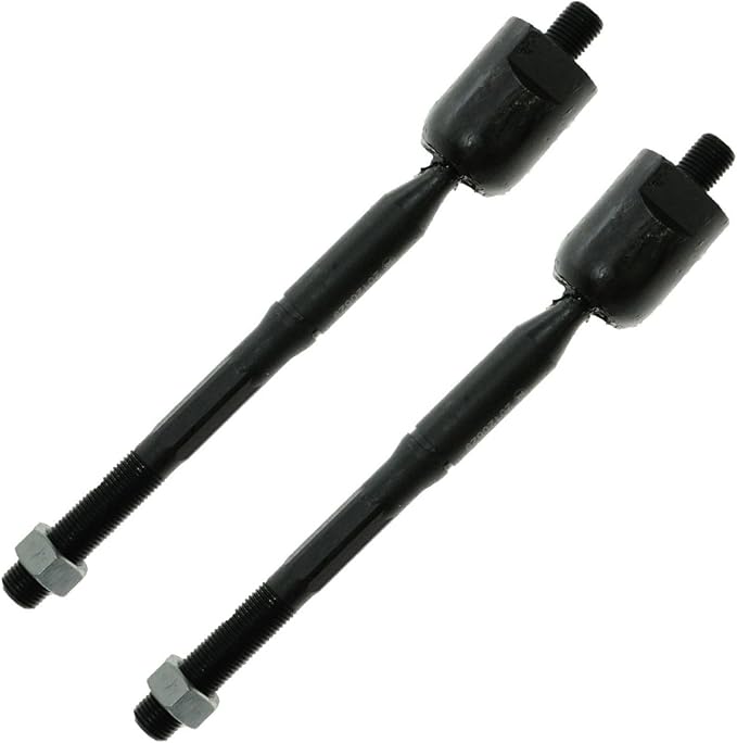 TRQ Front Inner Tie Rod Set 2 Piece Compatible with 2002-2003 Lexus ES300 2004-2006 ES330 2002-2006 Toyota Camry 2004-2008 Solara