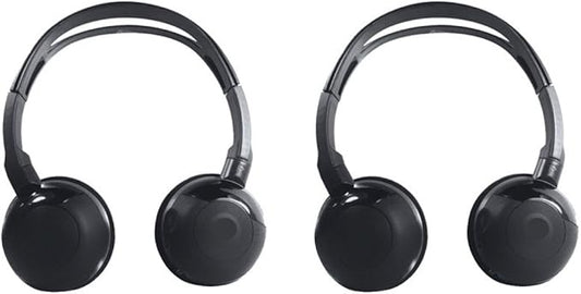 Pilot Odyssey Wireless DVD Headphones For 2006-2021 Model Years - Over Ear Headphones with Passive Noise Cancellation - IR Music Headphones with Automatic Shutoff for Rear Seat Entertainment – Black
