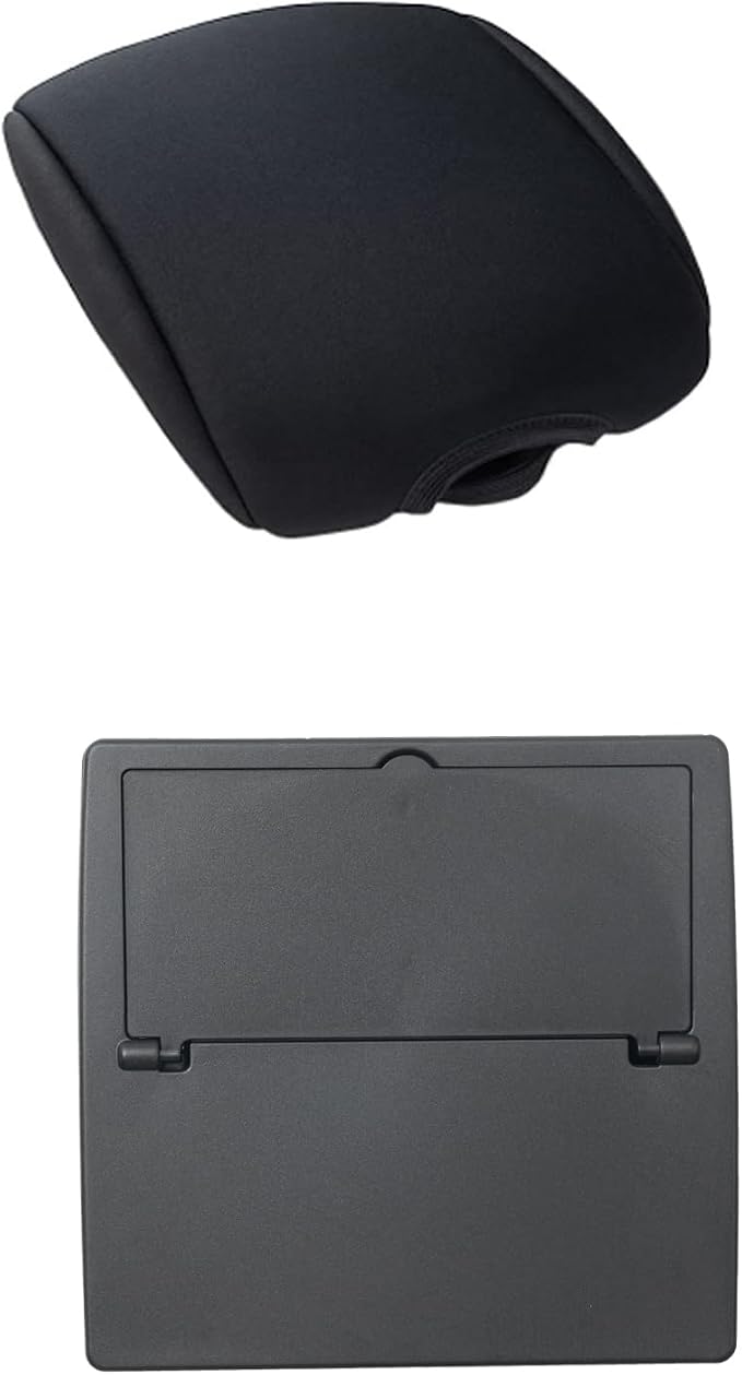 JDMCAR One-Touch Hidden Storage Box and Center Console Armrest Cover Compatible with Toyota Tacoma Accessories 2016-2023