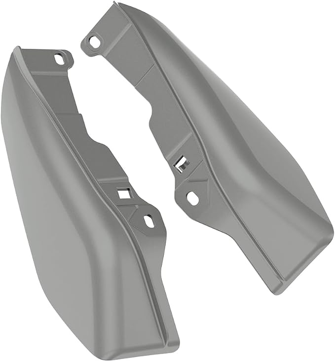 Color - Matched Mid Frame Air Deflectors Heat Shield, Perfectly Fit for Harley Touring Models 2009-2026 Dark Platinum