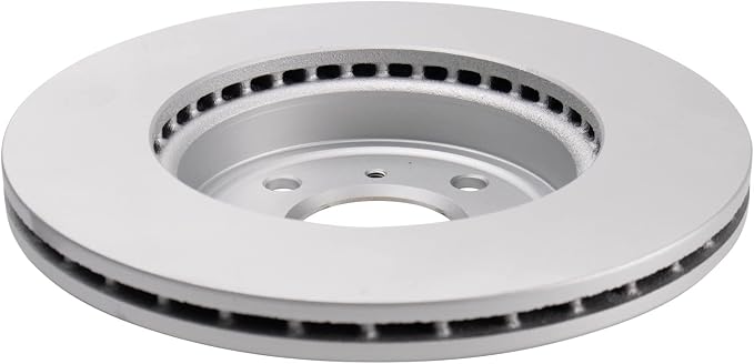 TRQ Front Brake Rotor Set G Coated Vented Compatible with 2015-2020 Honda Fit