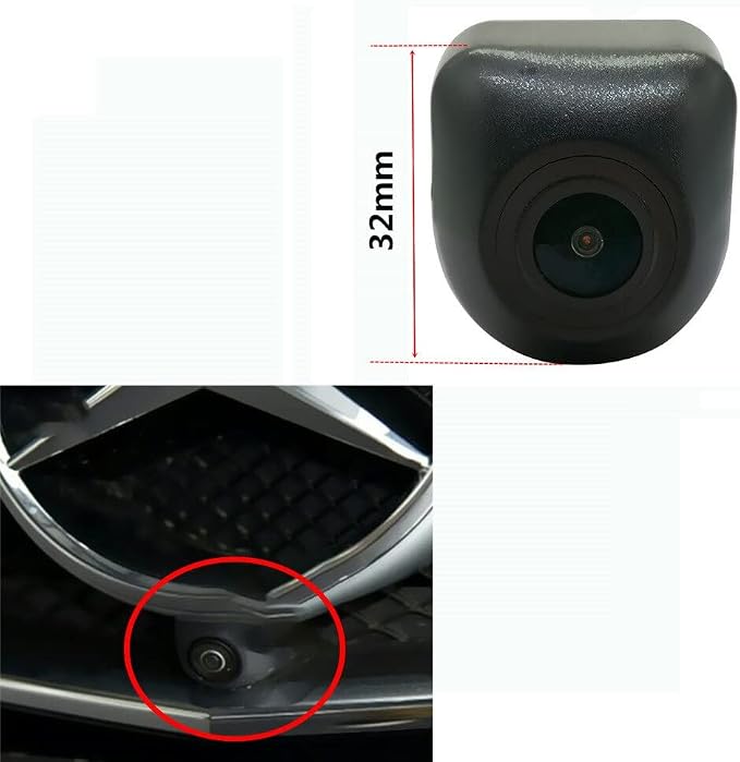 Vlicevrn HD Car Front Logo Mark Camera Rear View Camera Night Vision Backup Parking Camera Waterproof IP68 Vehicle Camera for Mercedes Benz E Class W212 V212 S212