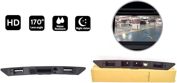 With license plate lighting plug and play with microswitch with keyhole night vision HD reversing camera replacement for A4 S4 RS4 Quattro 8E2 B6 8EC B8 8K2 A4 Avant 8E 8H7 8H7 8HE 8ED B6 B7