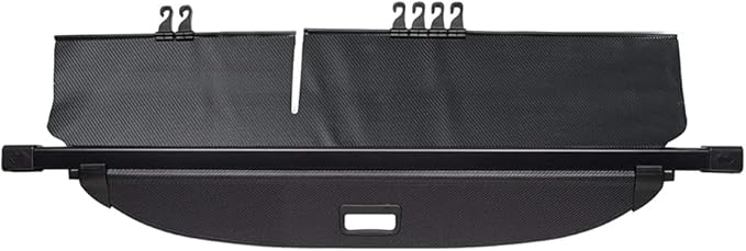 Powerty owerty Retractable Cargo Cover for 2016-2021 Hyundai Tucson, Canvas Texture Trunk Cover Privacy Screen Rear Security Shade for Tucson Accessories (with Extented Cover)