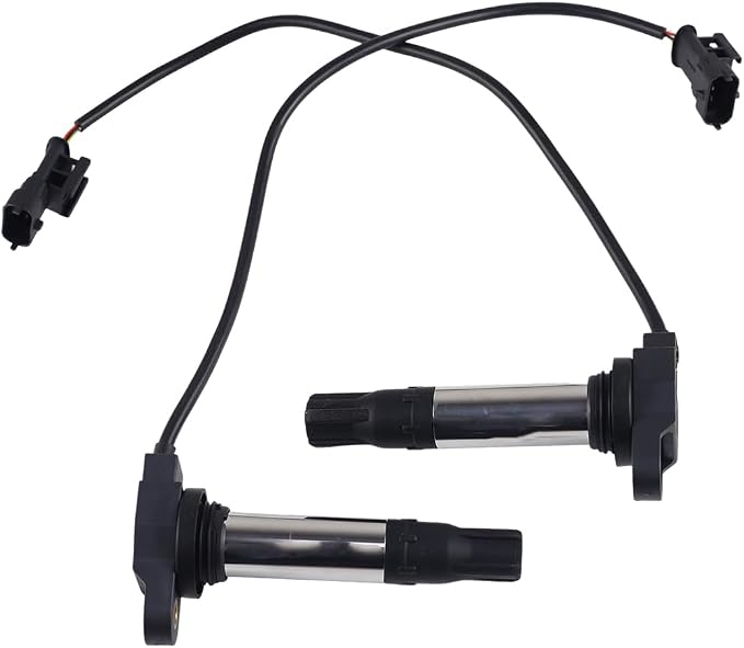2 PCS Ignition Coils Compatible with Ducati Ducati 848 EVO 1198 1198S 1198SP Streetfighter 848 Hypermotard 1100 EVO, Replace 38010144B, 78417001