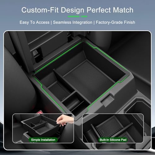 xipoqix Engine Filter Vent Protector Compatible with 2025 2026 Toyota 4Runner One-Touch Hidden Storage Box Center Console Organizer Replacement for 2025 2026 Toyota 4Runner Accessories