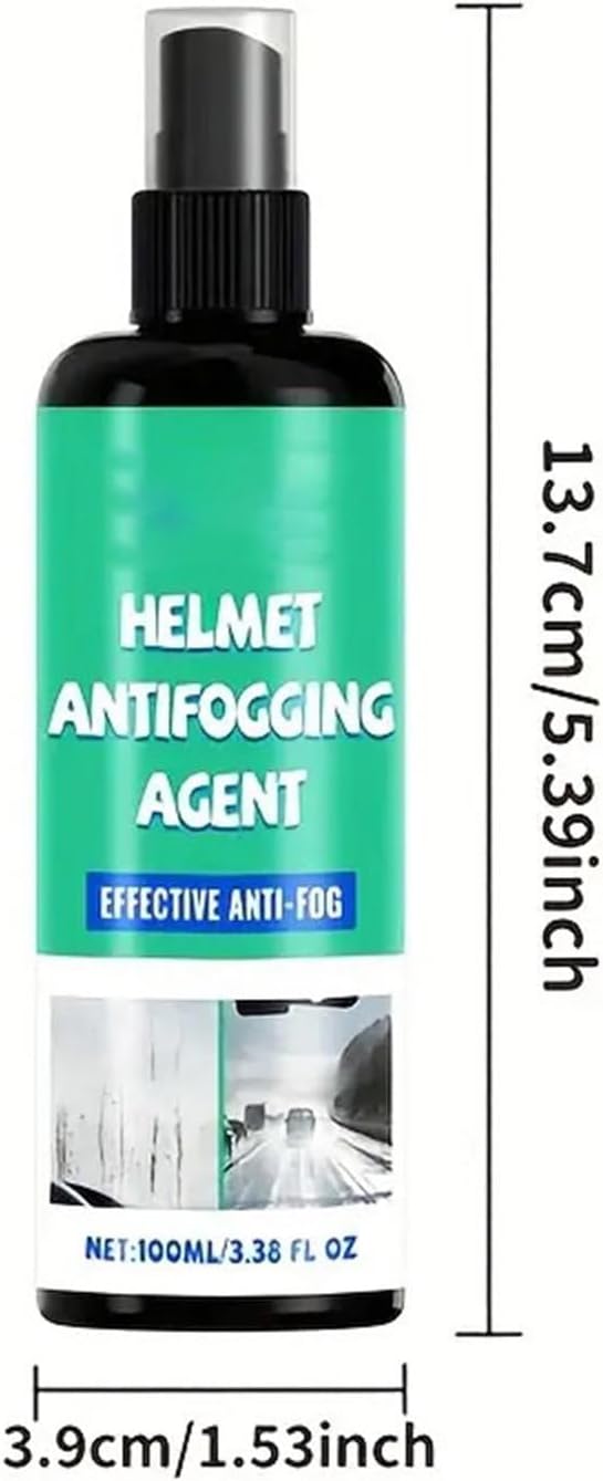 100ml Anti Fog Cleaner Sprays for Motorcycle Visors Prevents Buildup and Scratches Ensuring Clear
