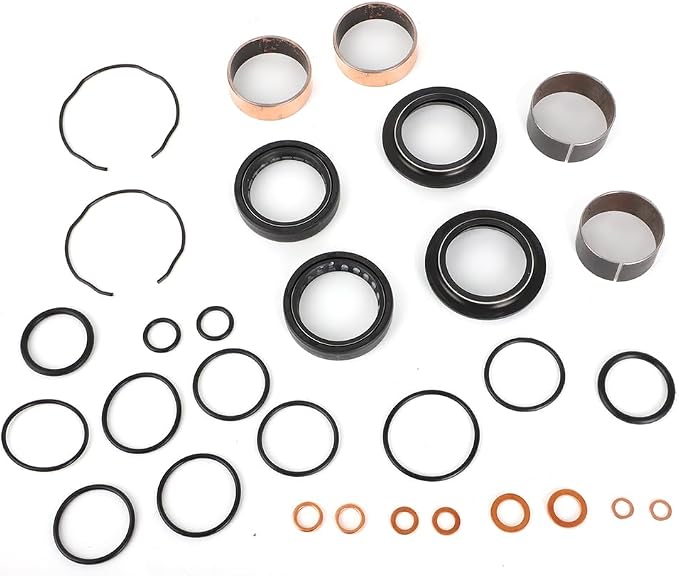 For Honda VTX1300 2003-2009 VTX1300R 2005-09 Fork Bushing Dust Oil Seal Rebuild Kit