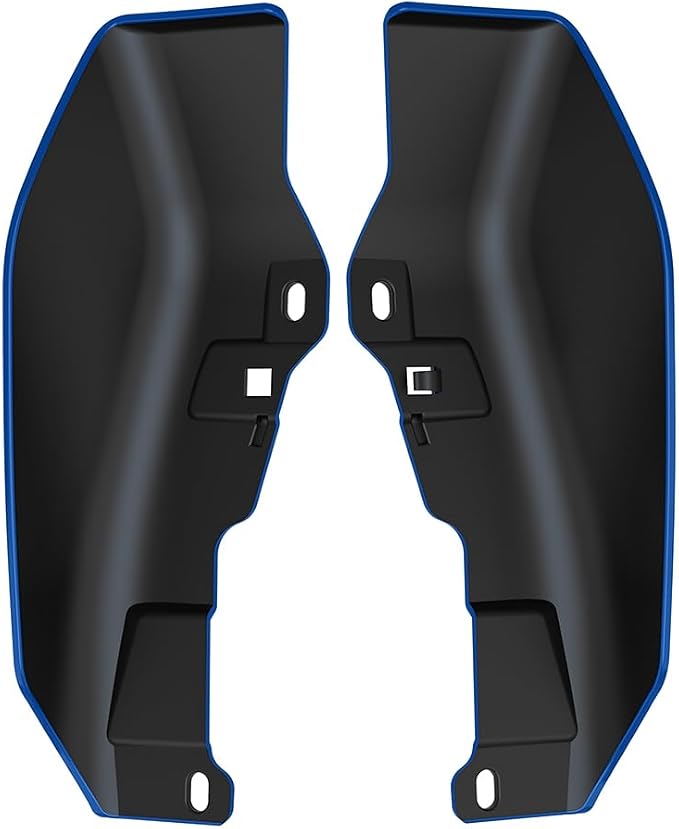 Color - Matched Mid Frame Air Deflectors Heat Shield, Perfectly Fit for Harley Touring Models 2009-2026 Blue Burst