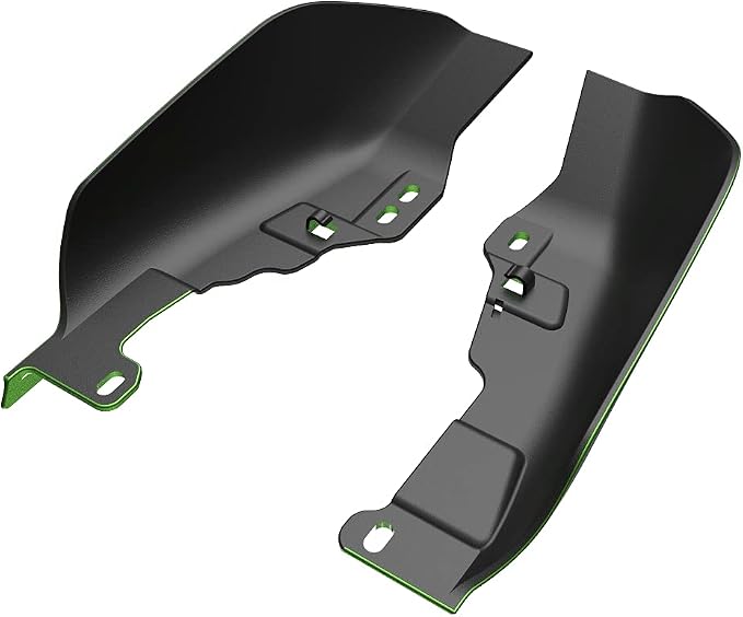 Advanblack 2024 RG Mid Frame Air Deflectors Compatible for Harley Touring Street Glide, Road King, Electra Glide, 2009-2025(Radioactive Green)