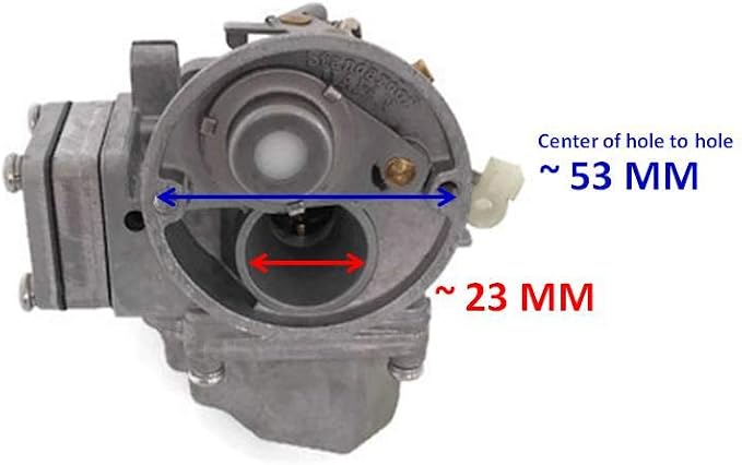 Boat motor 6E0-14301 6E3-14301 Carburetor Carb Carburettor Assy compatible with Yamaha Outboard 4HP 5HP 2 stroke engine
