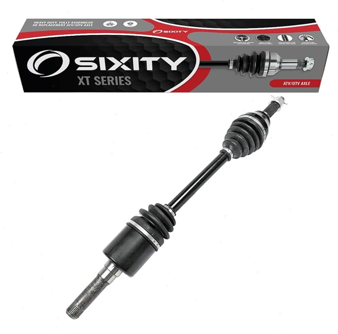 Sixity XT Rear Left CV Axle for John Deere Gator XUV 625i 4x4 825E 825i | Power Steering S4 Special Edition 825M 835E 835M Cab HVAC 835R 855D Diesel 855E 855M 865E 865M 865R