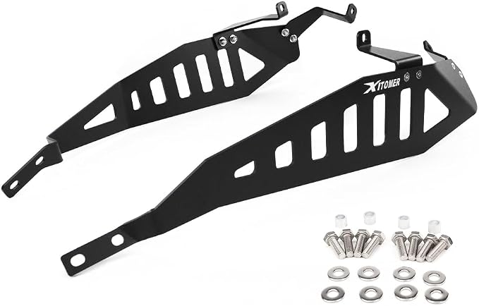 Xitomer Pannier Racks Compatible with 2025 2024 KLX230 Saddlebag Support Racks Fti for KLX230 2019-2025 Luggage Rack Side Carrier