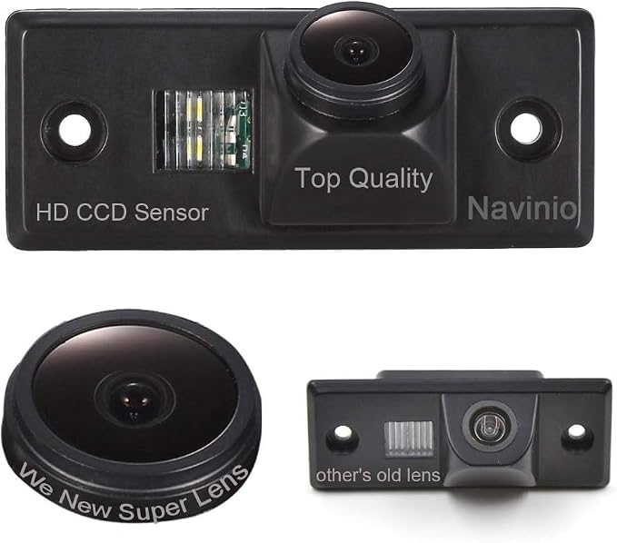 170 Degree Viewing Angle Rear View Backup Camera HD CCD License Plate Light Parking Camera Replacement for Golf Variant MK4 MK5/Tiguan/Touareg/Polo 3C /Jetta/Sharan/Bora 2008-2013 (NO.0418)