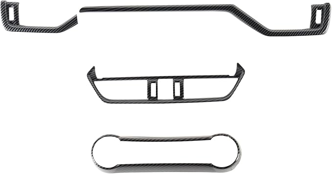 Interior Trim for Toyota RAV4 2019-2025 Carbon Fiber Gear Shift Panel Cover Kit