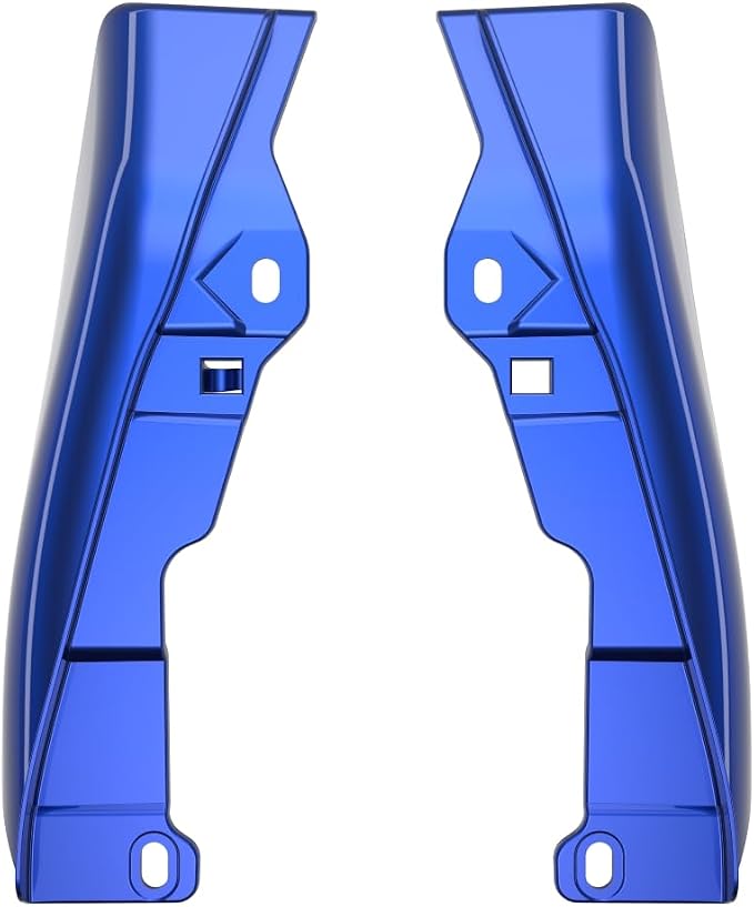 Advanblack 2026 Road Glide Mid Frame Air Deflector, Aurora Blue Denim Air Deflector Heat Shield Compatible with Harley Touring Street Glide, Road King, Electra Glide, 2009-2026