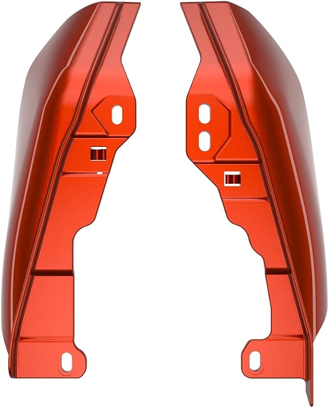 Advanblack 2025 RG Mid Frame Air Deflectors Compatible for Harley Touring Street Glide, Road King, Electra Glide, 2009-2025 (Whiskey Firestorm)