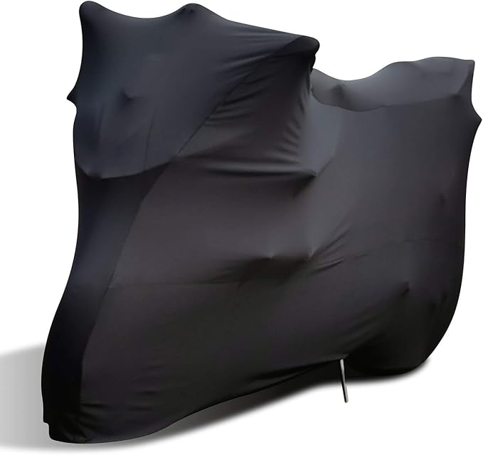 WinPower Indoor Motorcycle Cover Stretch Elastic Dustproof Covers for Motorbikes, 116 x 43 x 55 inches