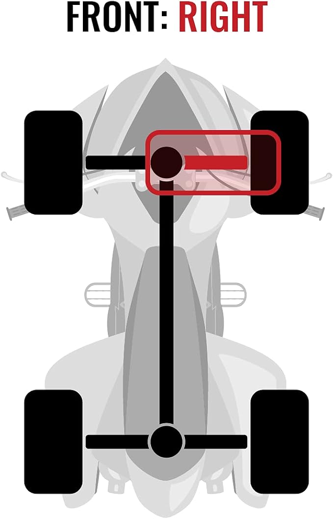 Sixity XT Front Right CV Axle for Honda SXS1000M3 Pioneer 1000 EPS 2016-20 | SXS1000M5 1000-5. Complete axle assembly with a 5140 chrome steel shaft, inboard and outboard CV joints, fully assembled