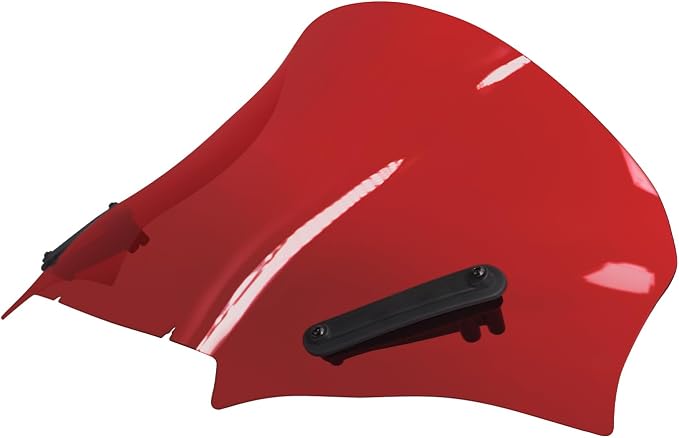 Road Glide Windshield 13.5" Wave Fairing Windscreen Cover for Harley FLTRX 2024-2025, FLTRXSE 2023-2025, FLTRXSTSE 2024-2025 Red