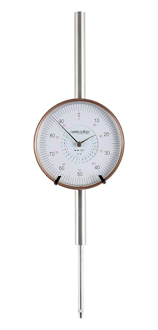 Accusize Industrial Tools Agd2 Style 0-2'' by 0.001'' Dial Indicator with A 3'' Big Face, Lug Back, P900-S090 | 0-2" x 0.001", Big Face, AGD2 Style, Lug Back